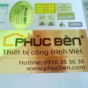 Tem Decal Xi Bac Binh Phuoc