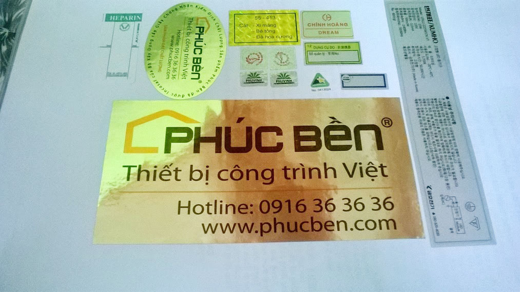 Tem Decal Xi Bac Binh Phuoc